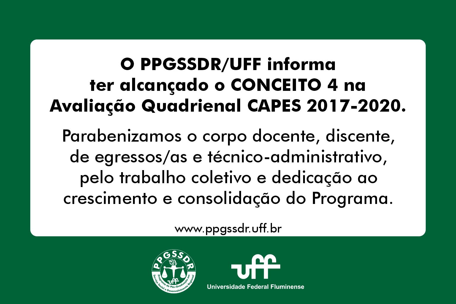 Programa de Pós-Graduação em Serviço Social